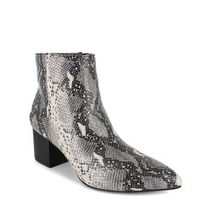 Espirit Maren Snakeprint Ankle Boots size 7.5 NEW